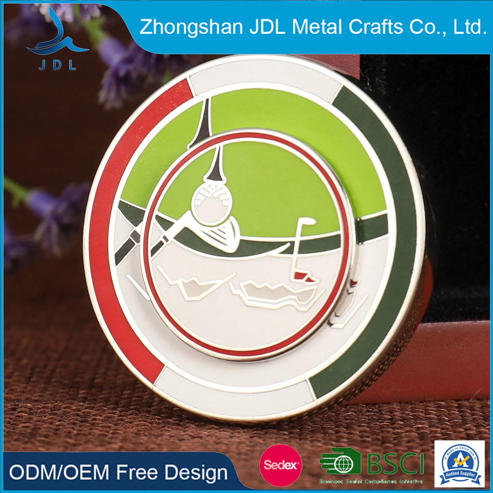 Fashion Cart Polo Shirt Trolley Umbrellas Stamp Custom Blank Magnetic Golf Ball Marker Equipment