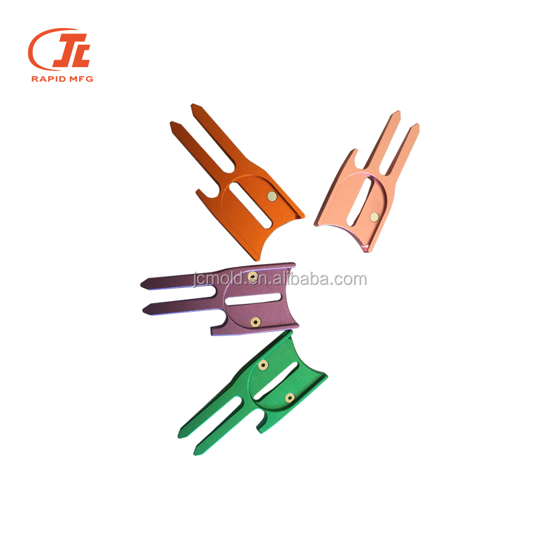 OEM Golf Divot Repair Tools Parts Manufacture Custom Golf Accessories Divot Repair Tool Zinc Metal Colorful Fork Accessory