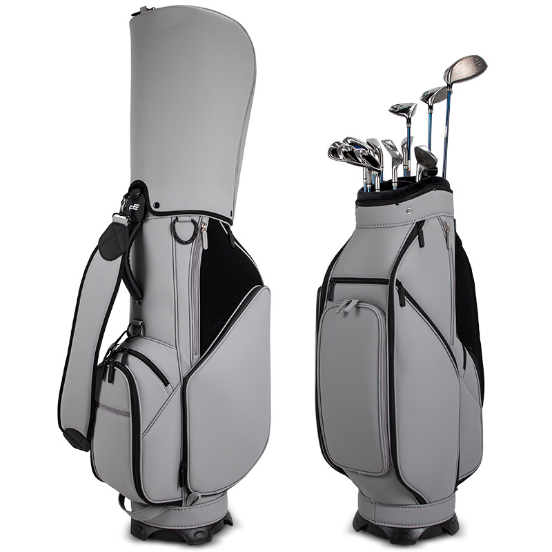 Manufacture Customize PU Leather Golf Cart Bag Lightweight Golf Club Bag Luxury High Quality Golf Bag