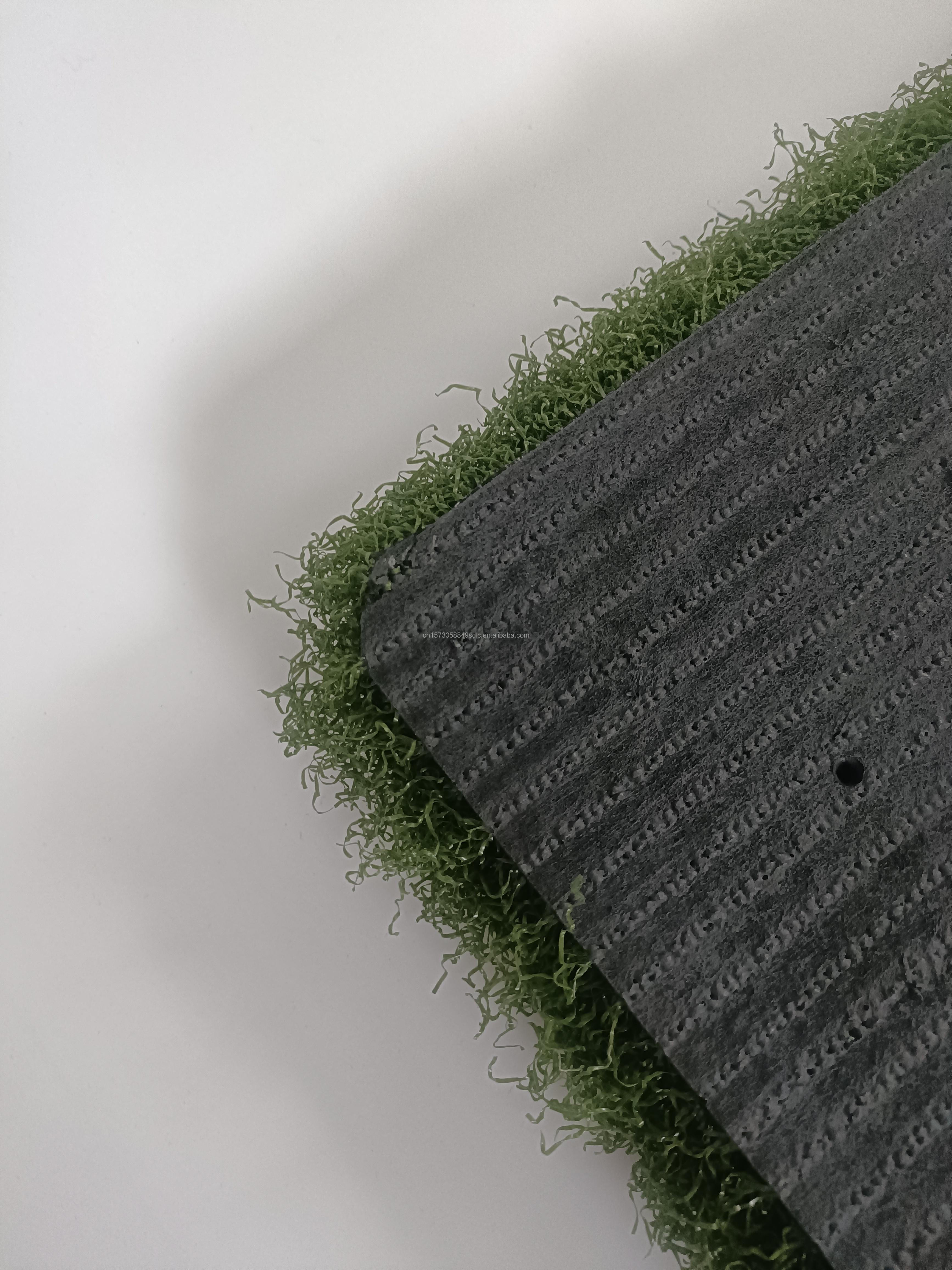 High Density 42000 Polypropylene SSG Tee35 Green Golf Course Tee Turf Mat 35mm Pile Height Eco-Friendly Artificial Grass