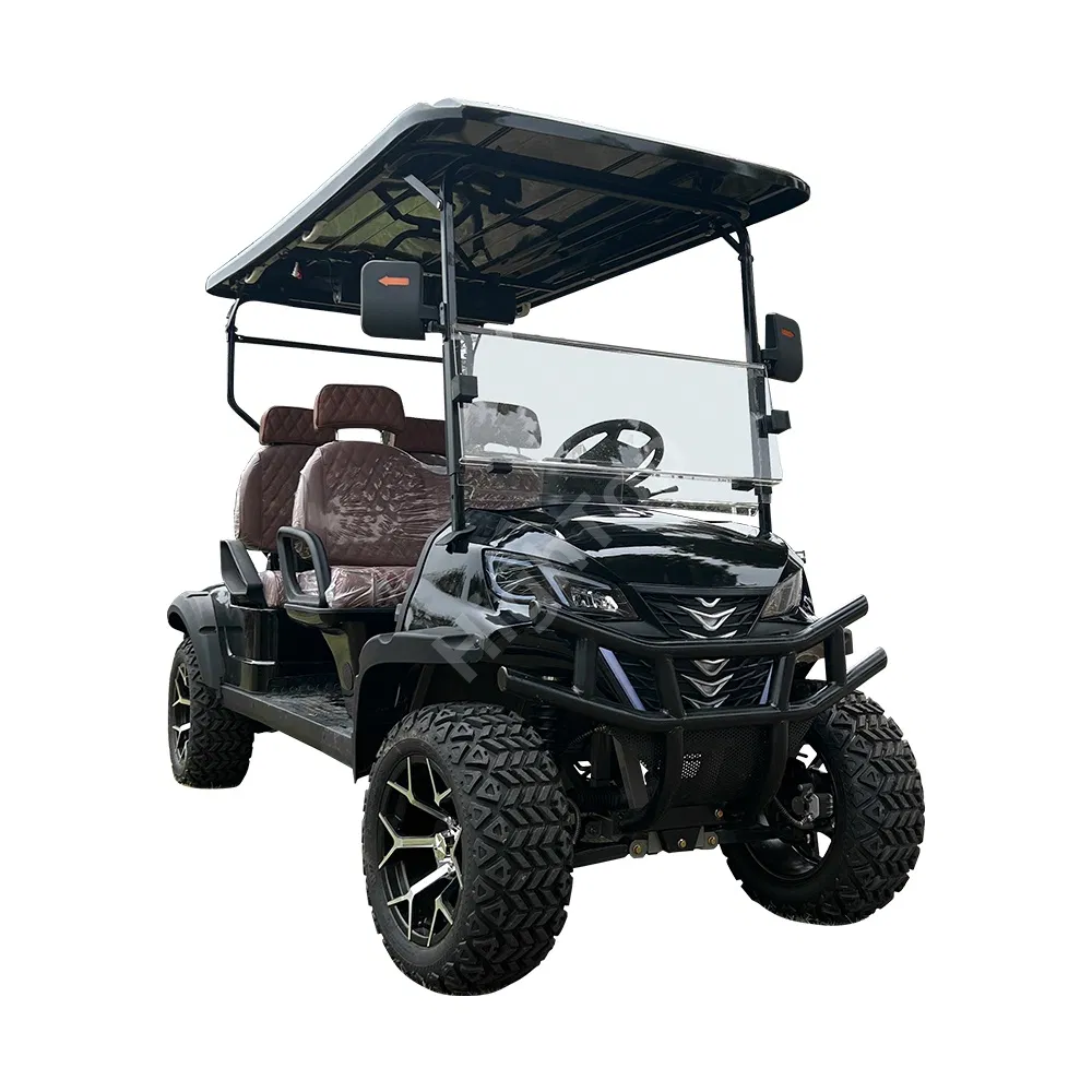 Hightop 4 Seats Buggies Hunting Wheel Club Car Electric for Sale Golf Cart