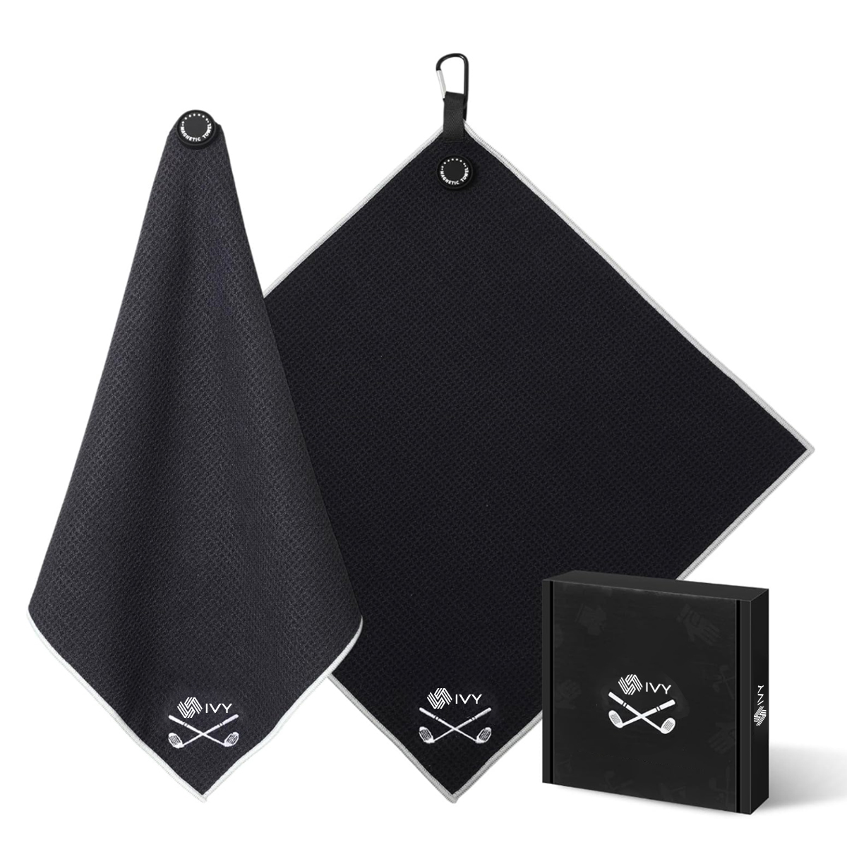 Wuxi Ivy Custom Sublimation Printed Microfiber Waffle Golf Towel Luxury Sport Microfibre With Custom Logo