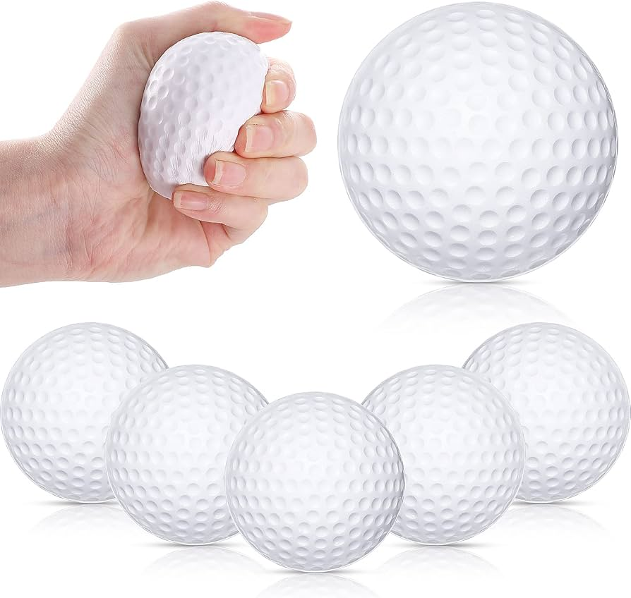 Soft PU Foam Golf Training Ball Suitable for Beginners Foam Practice Balls Stress Relief Sports Ball Golf Training Equipment