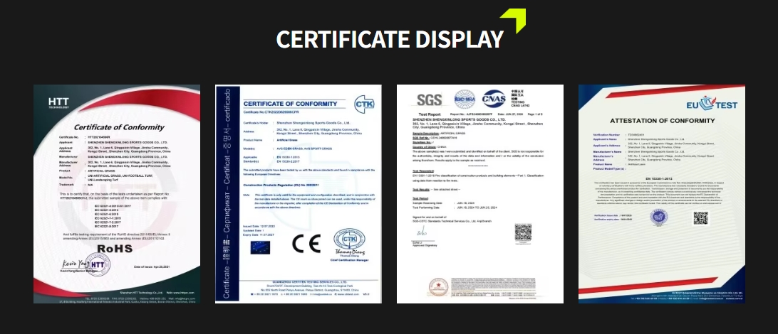 Certifications