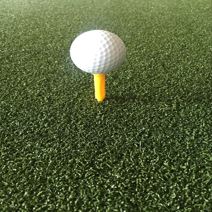 Tee Turf Mat for Golf Driving Range Hitting Training Practice Equipment With 35mm Tee Line Turf &amp; 10mm Foam Rubber