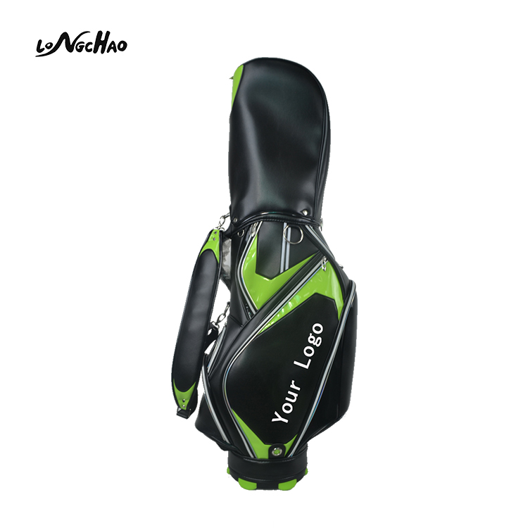 Factory Custom High Quality Golf Bag Leather Waterproof Staff Golf Bag