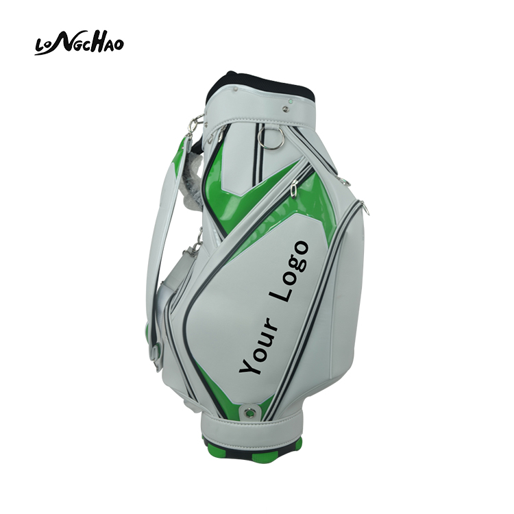 Factory Custom High Quality Golf Bag Leather Waterproof Staff Golf Bag