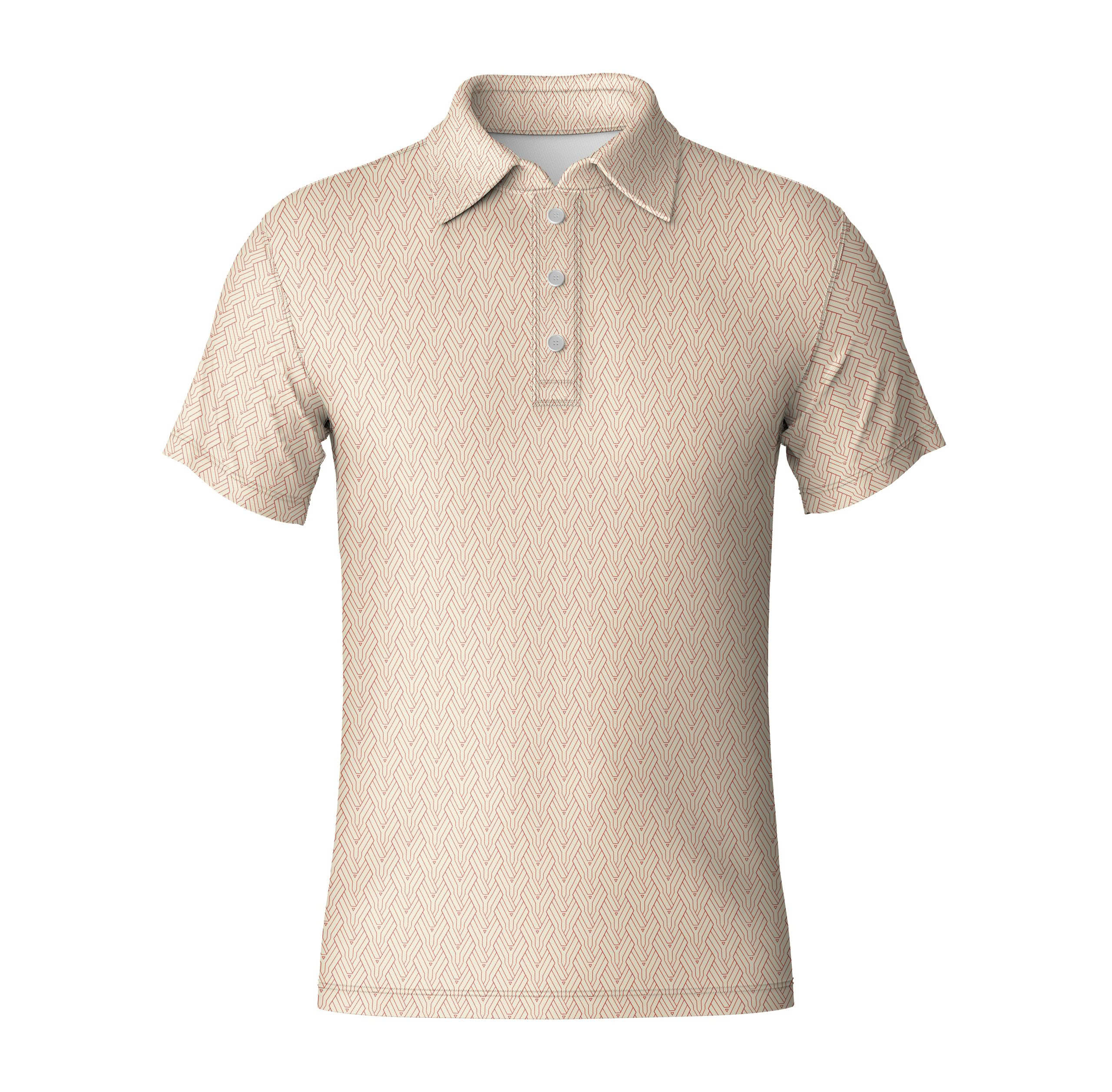 Custom Logo Golf Polo Shirt Breathable Poly Spandex Blend Sublimation Printed Design OEM Apparel Manufacturer Men's Polo Shirt