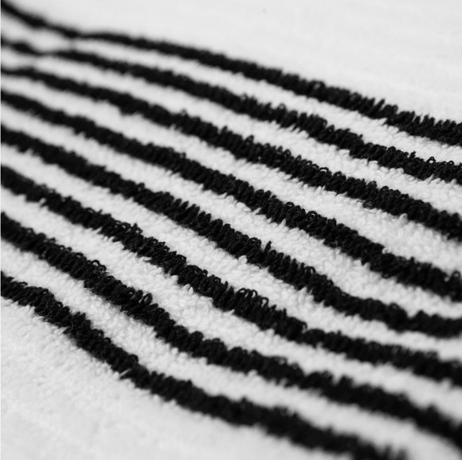 Quick Dry 100% Cotton Reusable Stripe Golf Towel Soft Terry Cloth Sport Towel For Golf Club