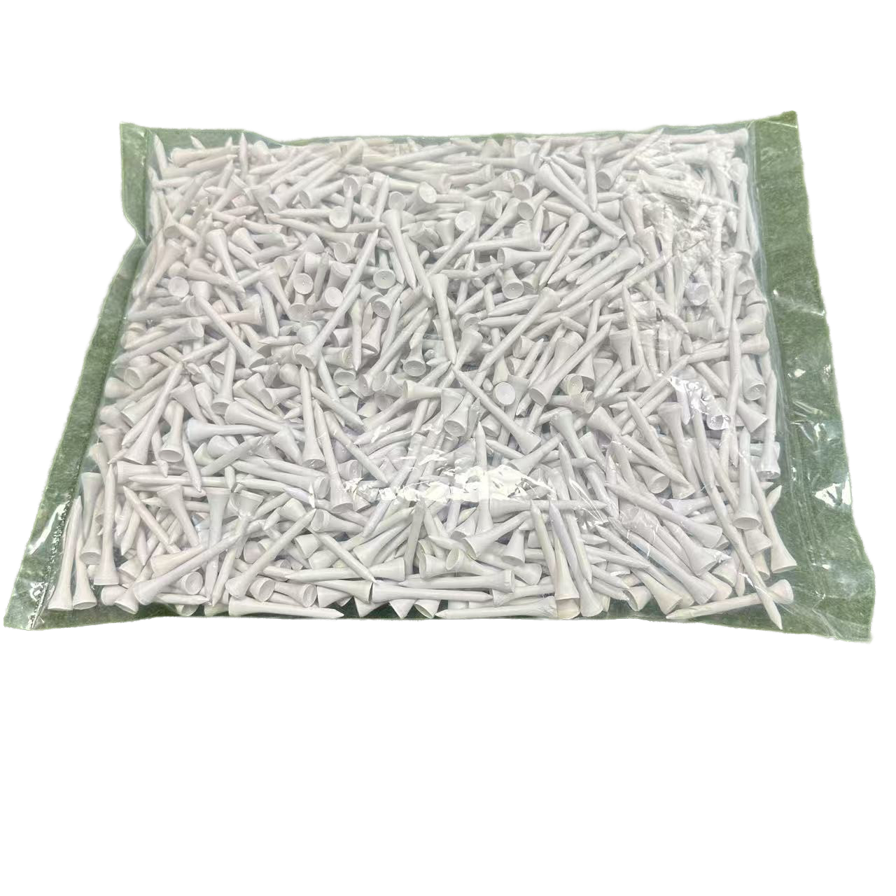 Custom Logo White Wooden Golf Tees | Printable Accessory Equipment | Bulk Wholesale Tees