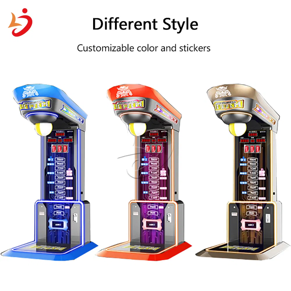 New Arrival Prize Drink Coin Machine Redemption Hitting Indoor Kicking Boxing Equipment Ball Punch Boxing Game Machine