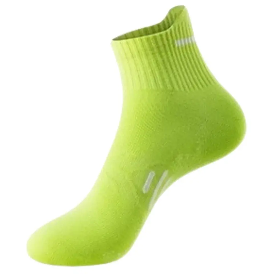 China Professional Men's Mid-Calf Sports Cotton Socks Summer Thin Mesh Anti-Slip Anti-Odor Customizable Logo Cuff for Marathon Running Suppliers, Factories