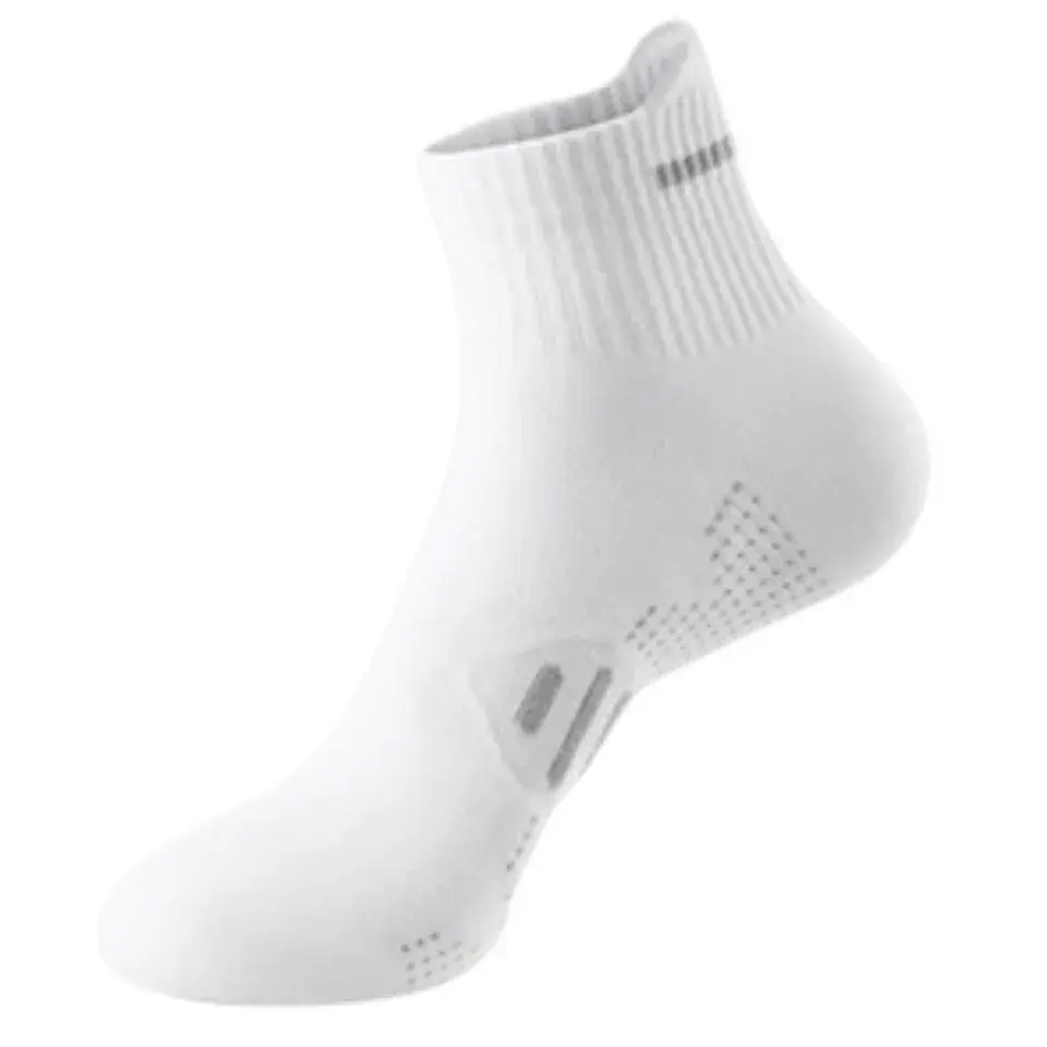 China Professional Men's Mid-Calf Sports Cotton Socks Summer Thin Mesh Anti-Slip Anti-Odor Customizable Logo Cuff for Marathon Running Suppliers, Factories