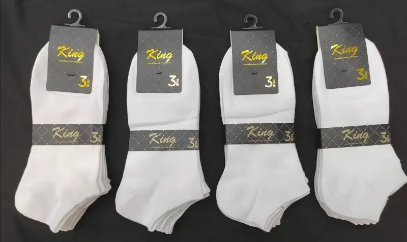 Wholesale Customized Sport Socks for Man Soccer and Basketball Cotton Polyester No Show Ankle Socks