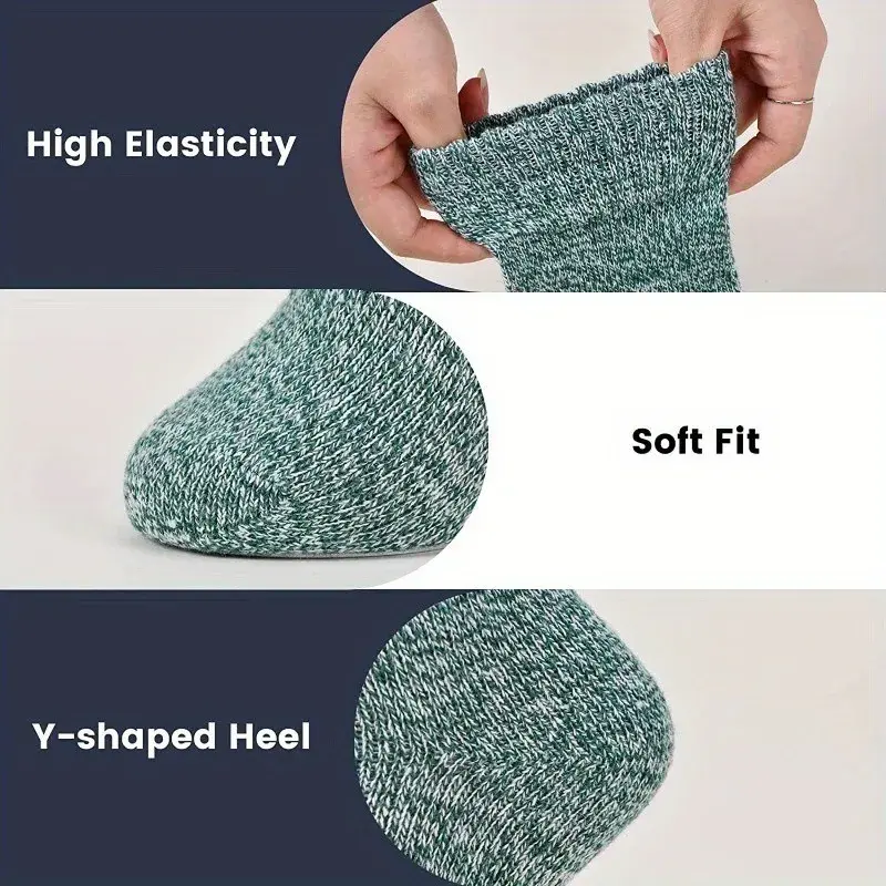 China NOBLEROAD Thermal Thick Wool Winter Socks Crew Casual Anti-Bacterial Breathable Bed Hiking Socks With Body Logo Manufacturer, Manufacturers