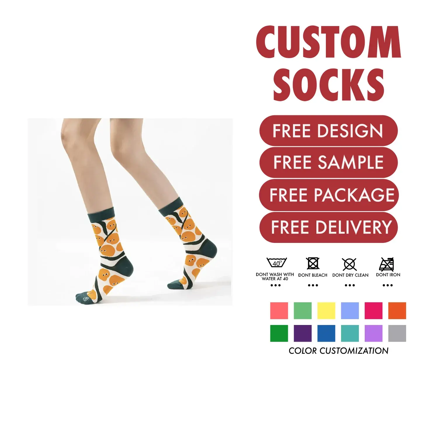 China High Quality 360 Printed Sports Crew Running Socks Autumn Knitted Custom Fashion for Men Women Fun Colorful Novelty Logo Cuff Manufacturers, Suppliers