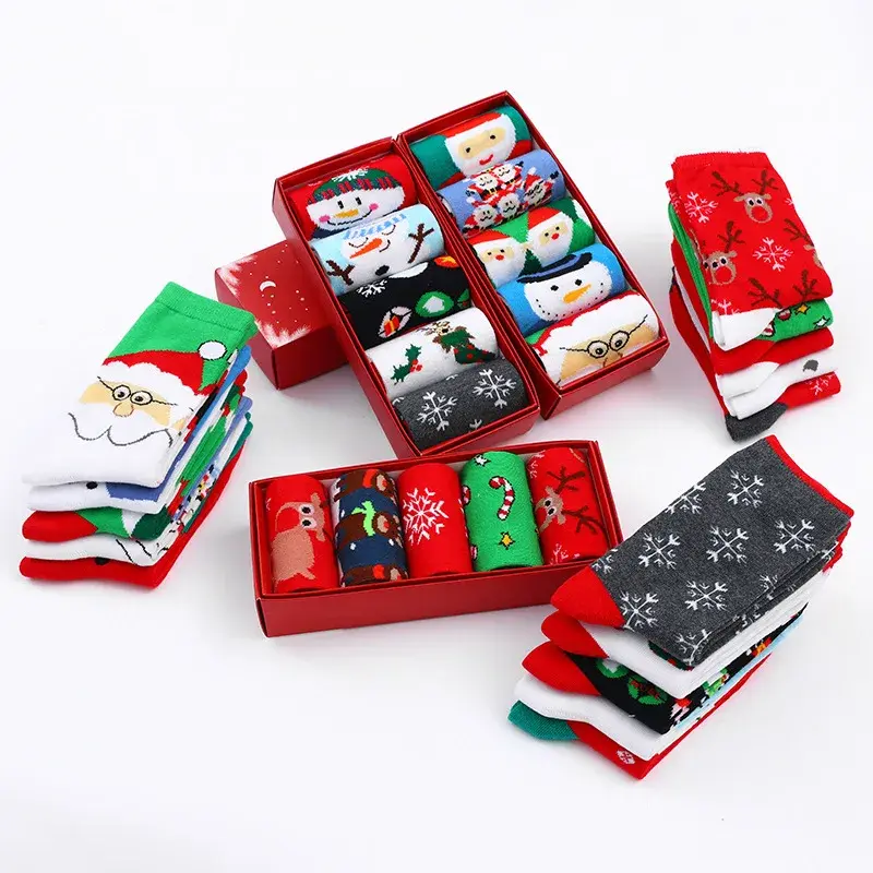 China Funny Christmas Socks Holiday Colorful Socks Christmas Gifts Box Socks Factory, Factories