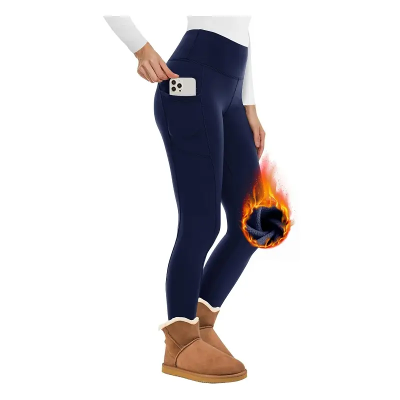China Women Fleece Lined leggings Manufacturers, Factory