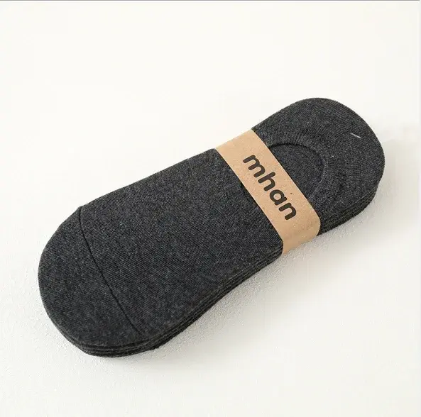 Wholesale CMAX LOW MOQ Men Cotton No Show Invisible Sock Non slip Low Cut Calcetines Chaussette Suppliers, Factory