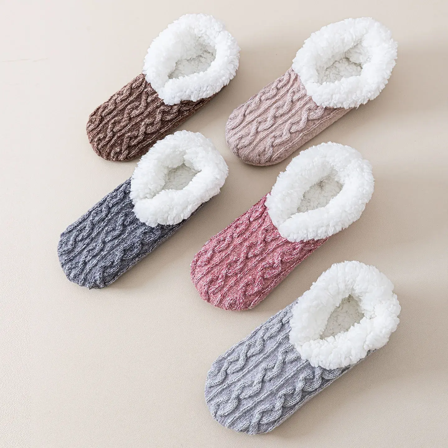 China Winter Essential High Quality Indoor Home Slipper Socks Winter Warm Non-slip Sleep Socks Women Floor Socks Manufacturers, Factories