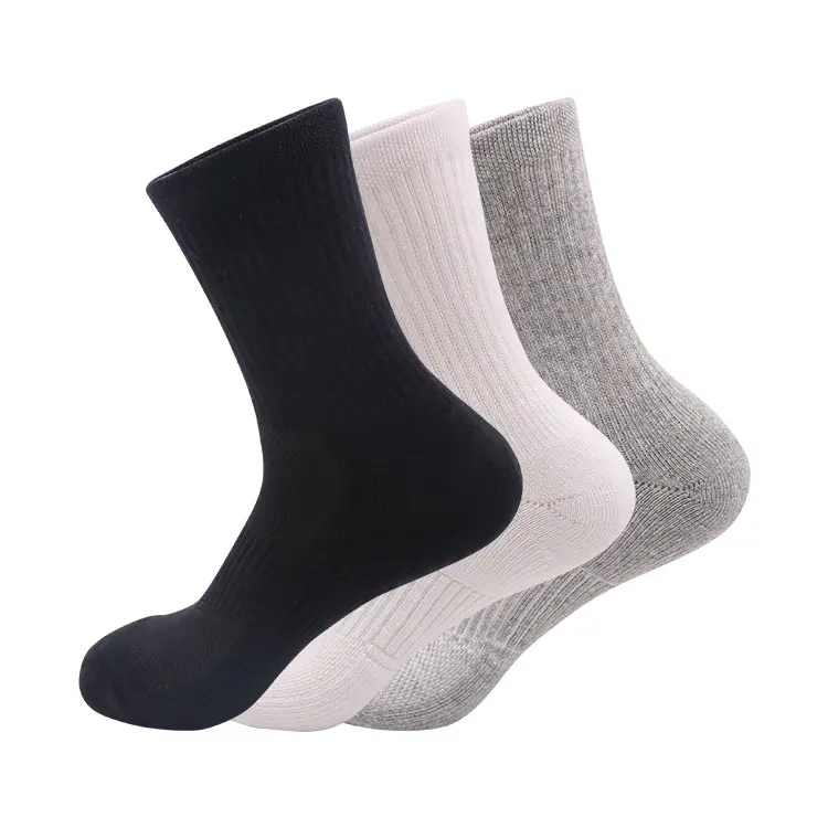 China Men's Cushion Crew Sport Socks Manufacturer, Supplier