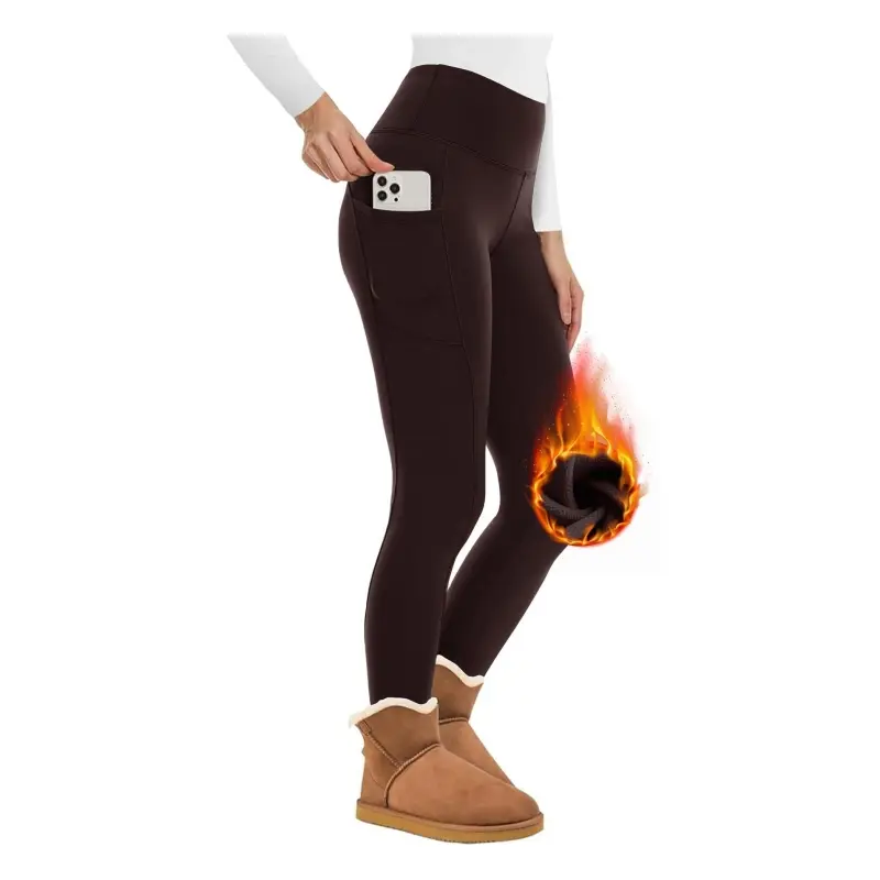 China Women Fleece Lined leggings Manufacturers, Factory