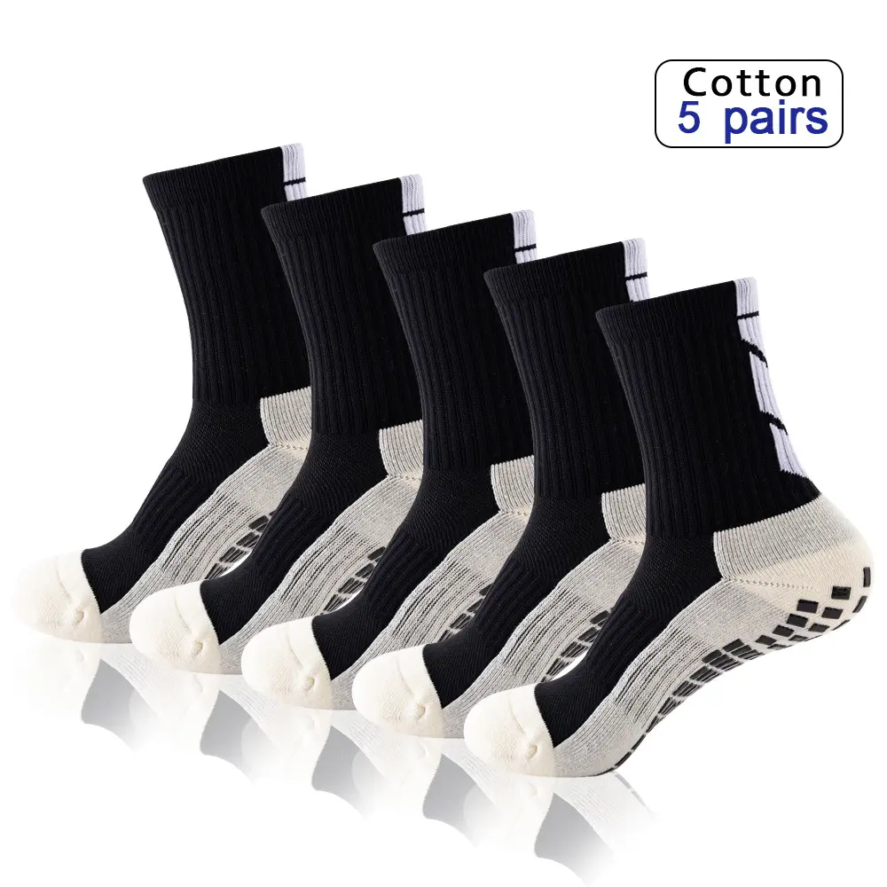 Wholesale Men's Soccer Socks Anti Slip Non Slip Grip Socks Manufacturer, Factory