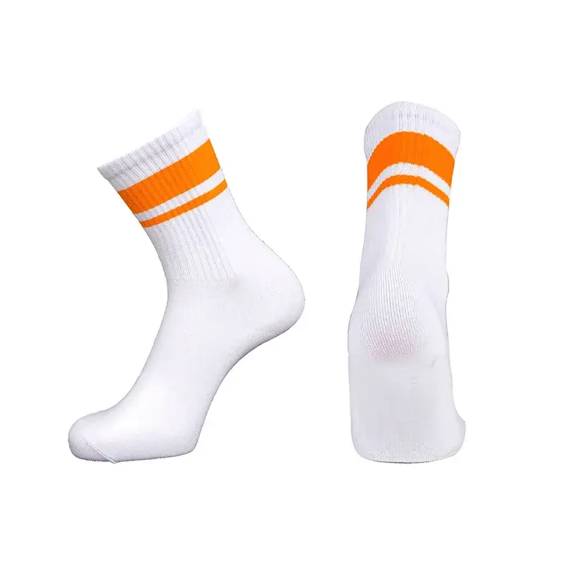 Wholesale Classic Striped Mid-Calf Sports Socks
