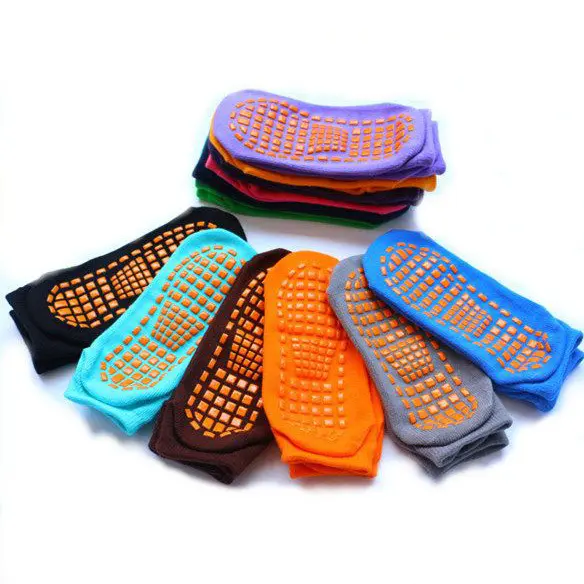 China Non Slip trampoline Socks for Yoga Pilates Barre Home Manufacturer, Factories