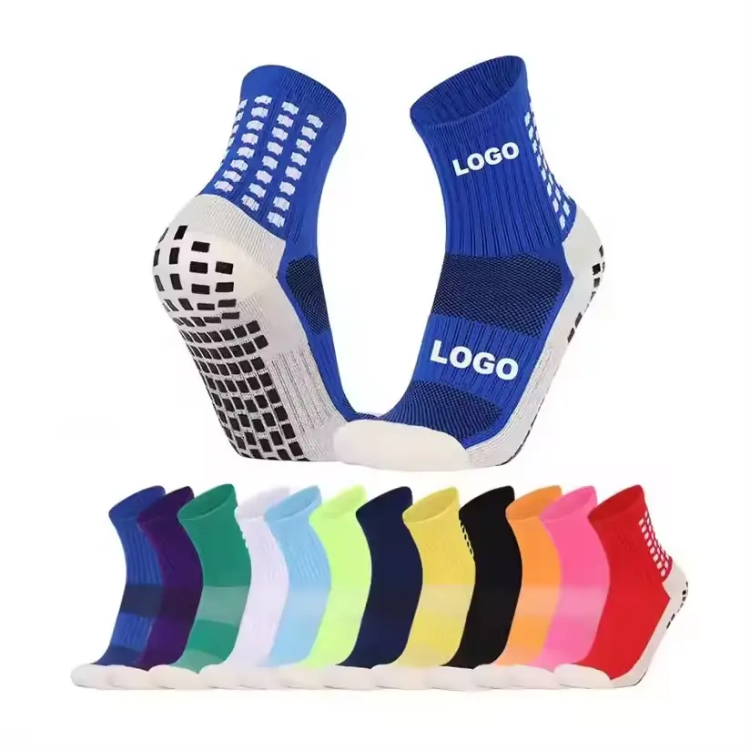 Wholesale OEM Men's Soccer Socks Anti Slip Non Slip Grip Sports Grip Socks Supplier, Factories