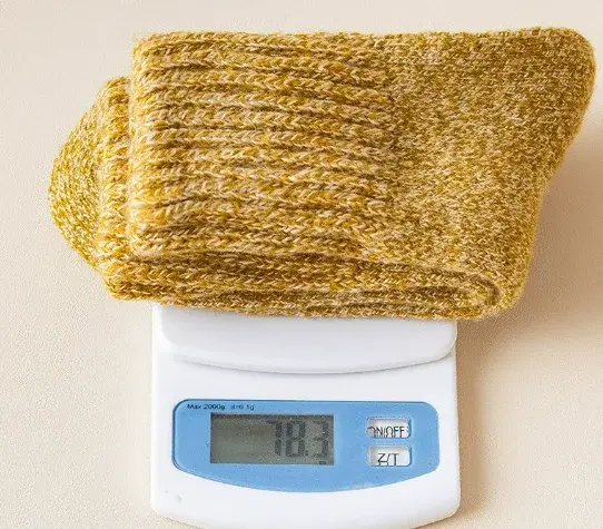 Wholesale Custom Logo Knitted Autumn Winter Thick Thermal Women Merino Sheep Wool Socks