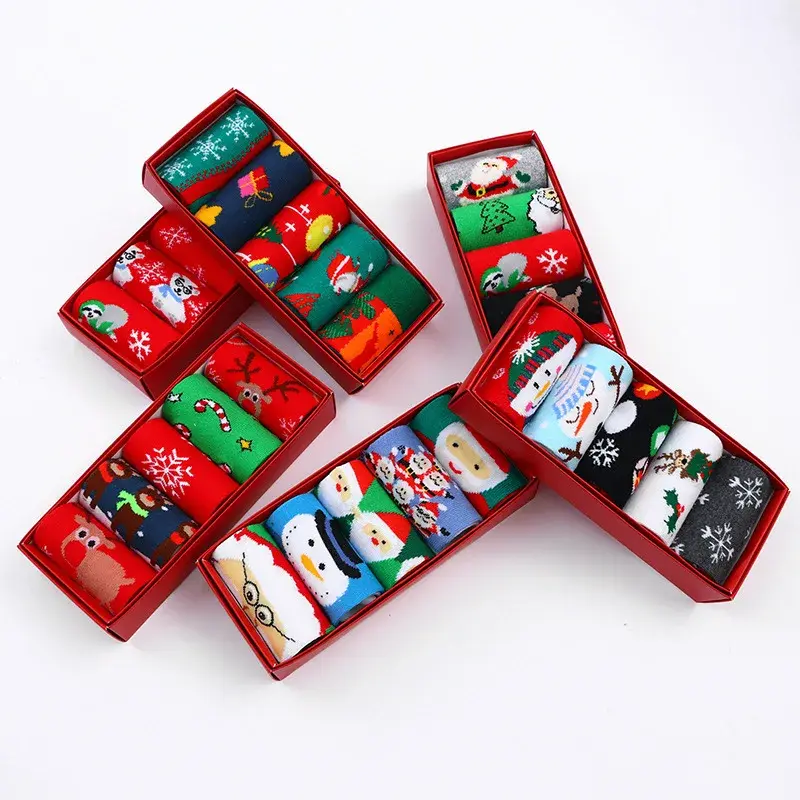 China Funny Christmas Socks Holiday Colorful Socks Christmas Gifts Box Socks Factory, Factories