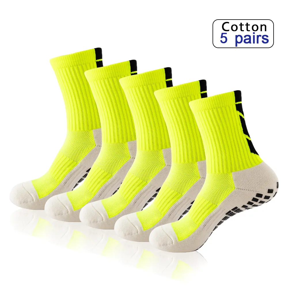Wholesale OEM Men's Soccer Socks Anti Slip Non Slip Grip Sports Grip Socks Supplier, Factories