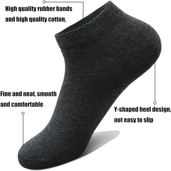 Wholesale Cmax Unisex Business Jacquard Cotton Breathable Low Cut Short Ankle Socks New Fashion Summer Casual Design Logo 5 Pairs Pack Manufacturer, Factories
