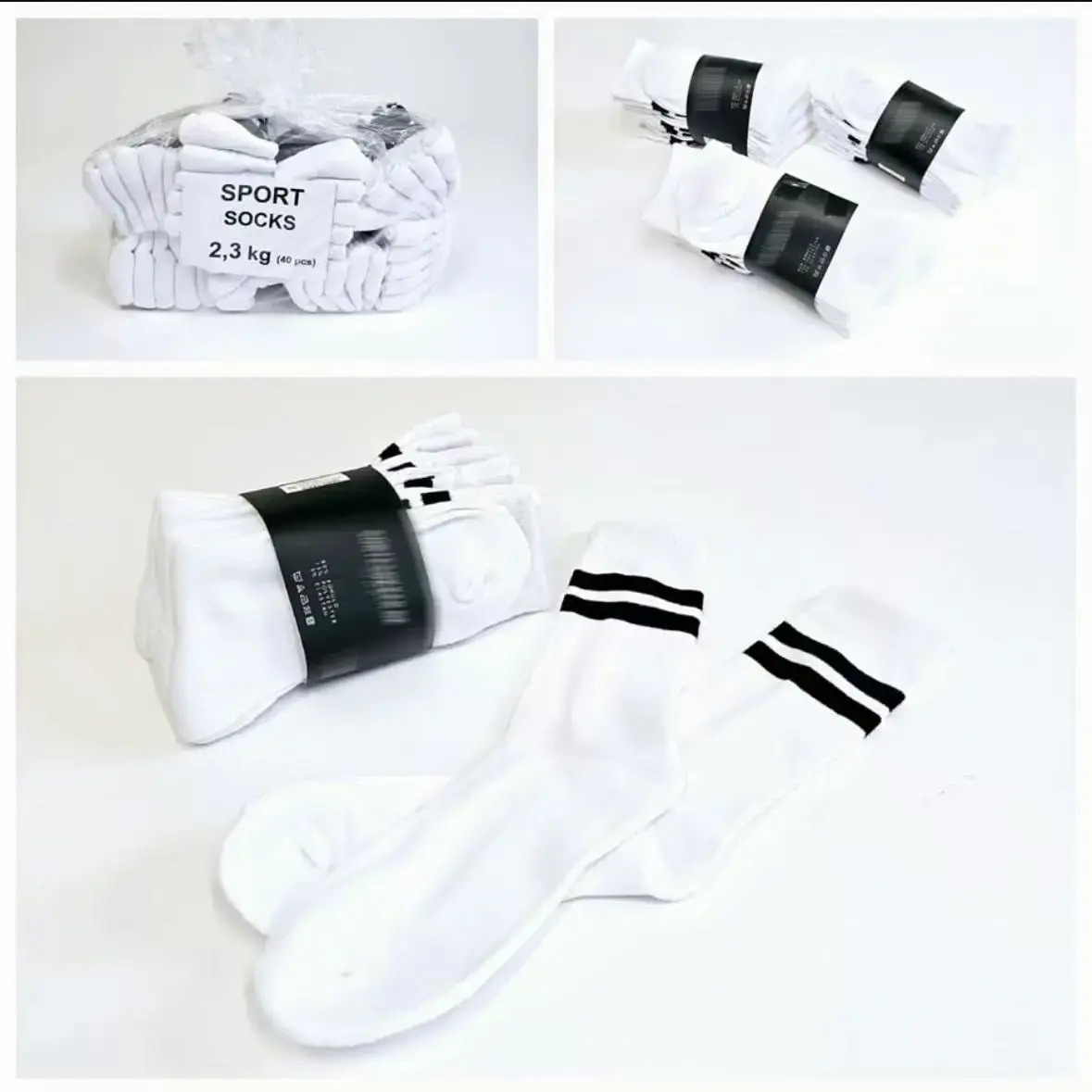 Wholesale CMAX Wholesale High Quality Custom logo Sport Socks Packaging Low MOQ Solid Cushioned Crew OEM Men Women Sport Socks Manufacturers, Factory