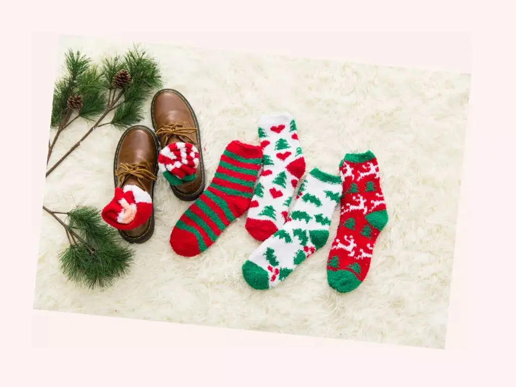 Christmas Socks Material Detail