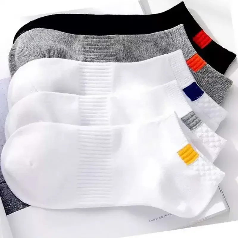 Wholesale Customized Sport Socks for Man Soccer and Basketball Cotton Polyester No Show Ankle Socks