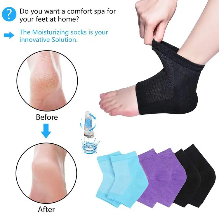 China Gel Socks Soft Moisturizing Gel Socks Suppliers, Factory