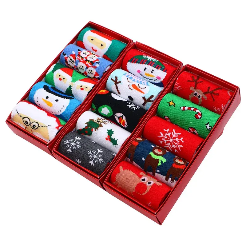 China Funny Christmas Socks Holiday Colorful Socks Christmas Gifts Box Socks Factory, Factories
