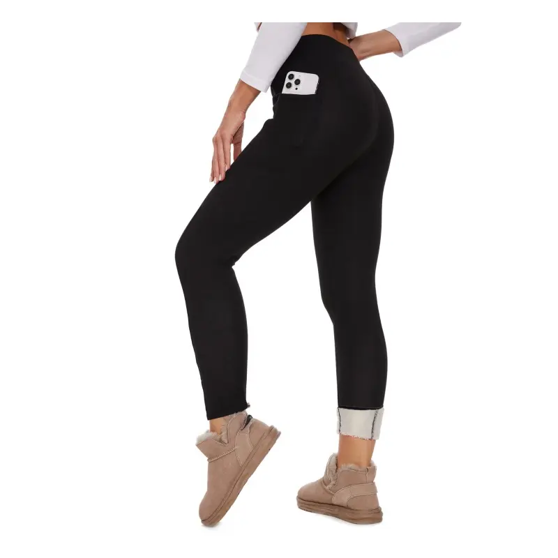 Wholesale Women's Sherpa Fleece Lined Warm Leggings Manufacturers, Factory