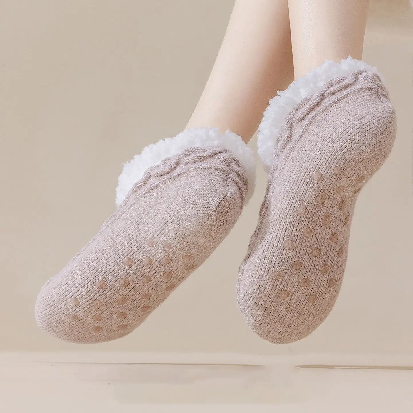 China Winter Essential High Quality Indoor Home Slipper Socks Winter Warm Non-slip Sleep Socks Women Floor Socks Manufacturers, Factories