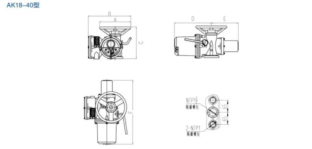 Actuator Dimensions 1