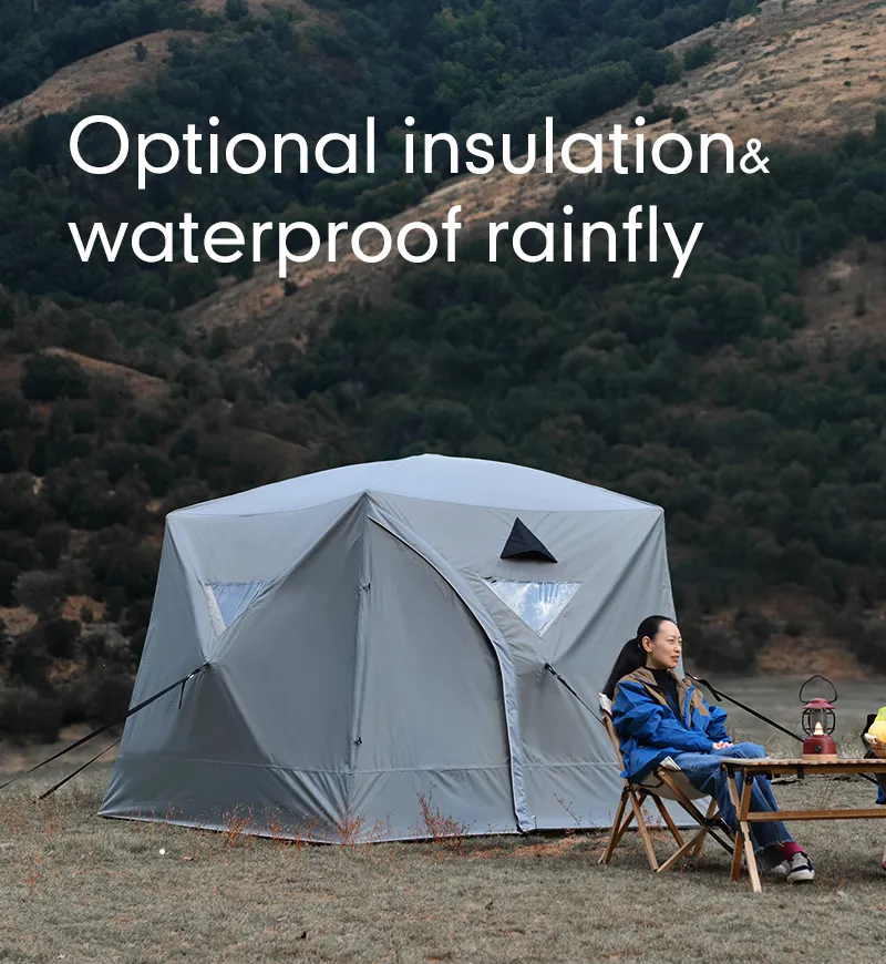 Ice Fishing Tent Interior