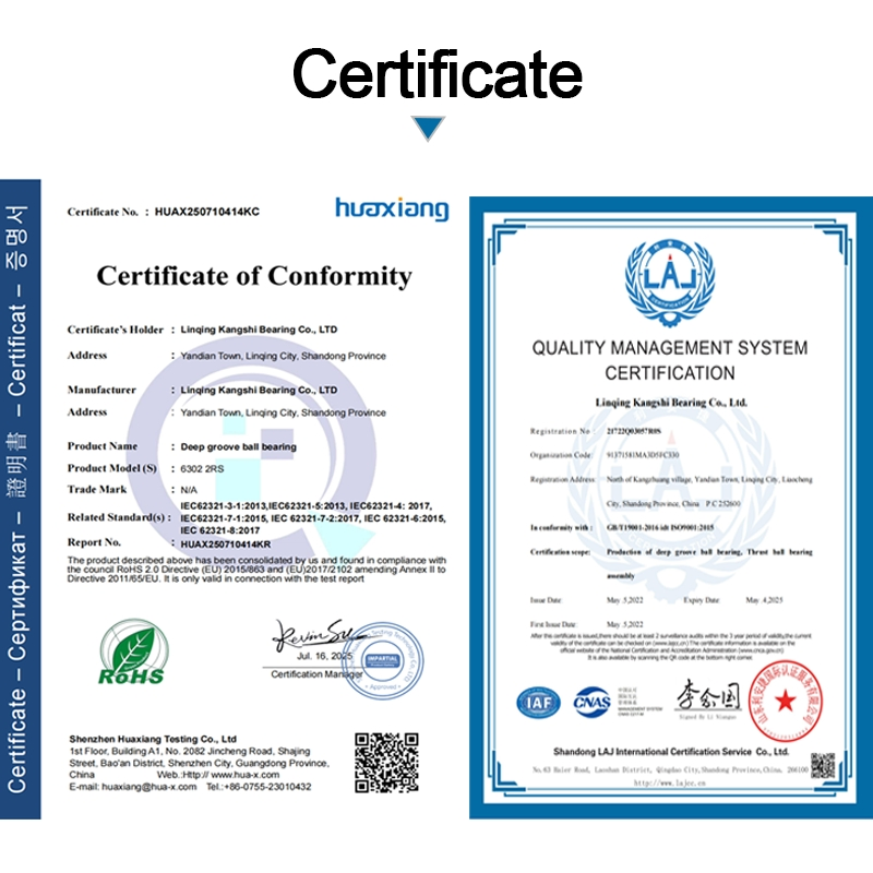 Made-in China Ball Bearing 6204 6205 6206 6207 6208 6300 6301 6302 6304 6305 6306 6307 Deep Groove Ball Bearing for Auto Parts Agricultural Machinery