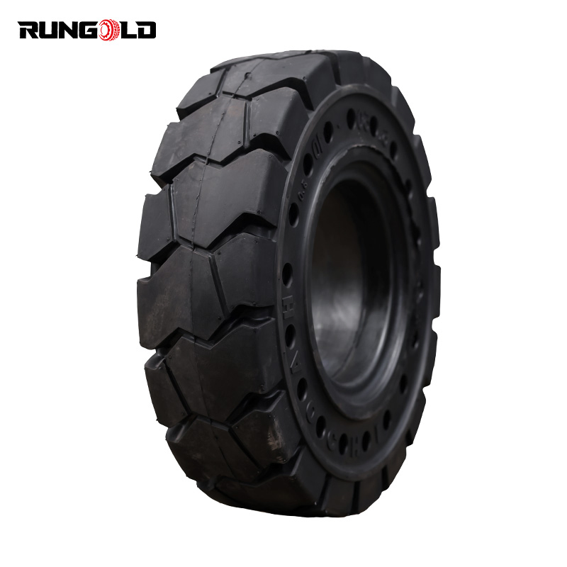 Long-Lasting Smooth Solid Tire for All Terrain Conditions (6.00-9 600X9)