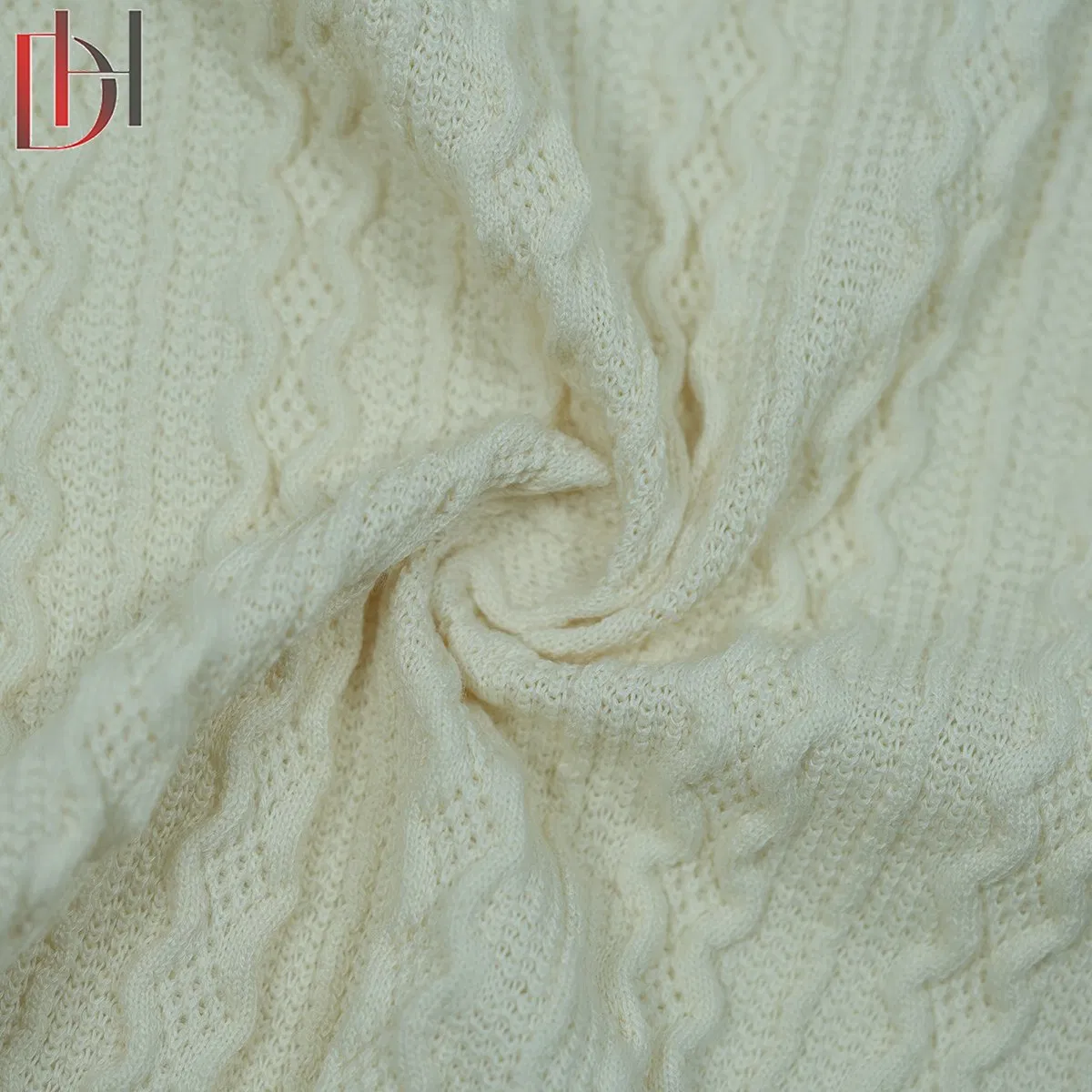 Customized High-Quality Medium Weight Knitted Winter Braid Wool Sweater Clothing Fabric