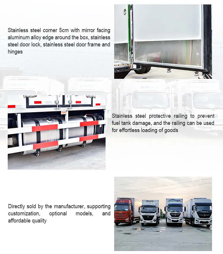 Detailed View of Refrigerator Truck