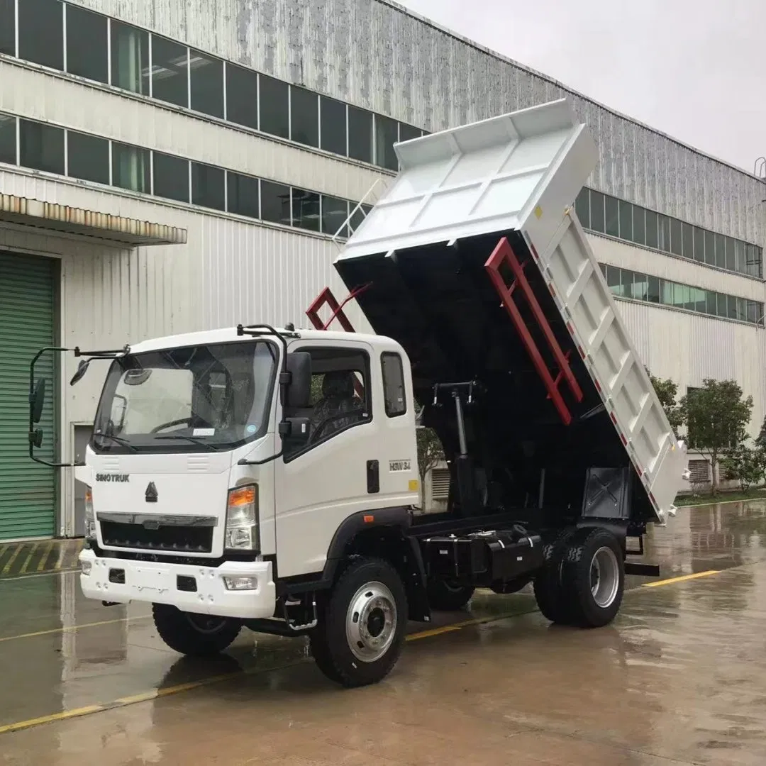 Sinotruk HOWO Homan of 4X2 4X4 6X6 All Wheel Drive Mini Flatbed Stakeheavy Duty Light Diesel Tipper Dumper Dump Truck for Sale