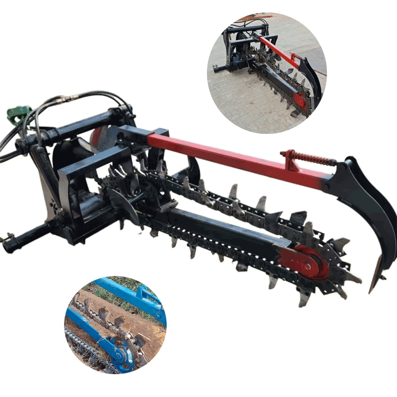Agricultural Field Orchard Large Deep Trenching Machine for Sale Chain Trenching Machine