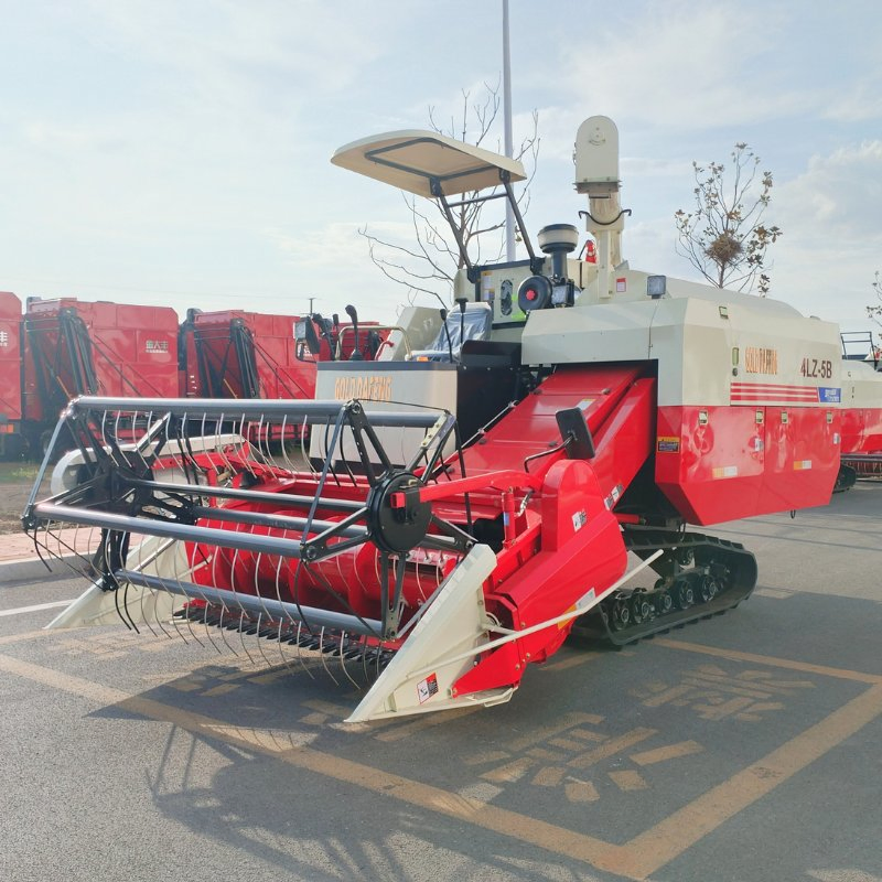 Versatile Agricultural Rice Combine Harvester Combined Harvester Machine Rice Rice Harvester with Cabin